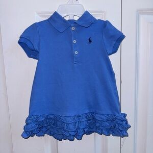 Ralph Lauren Blue Diaper Cover Set